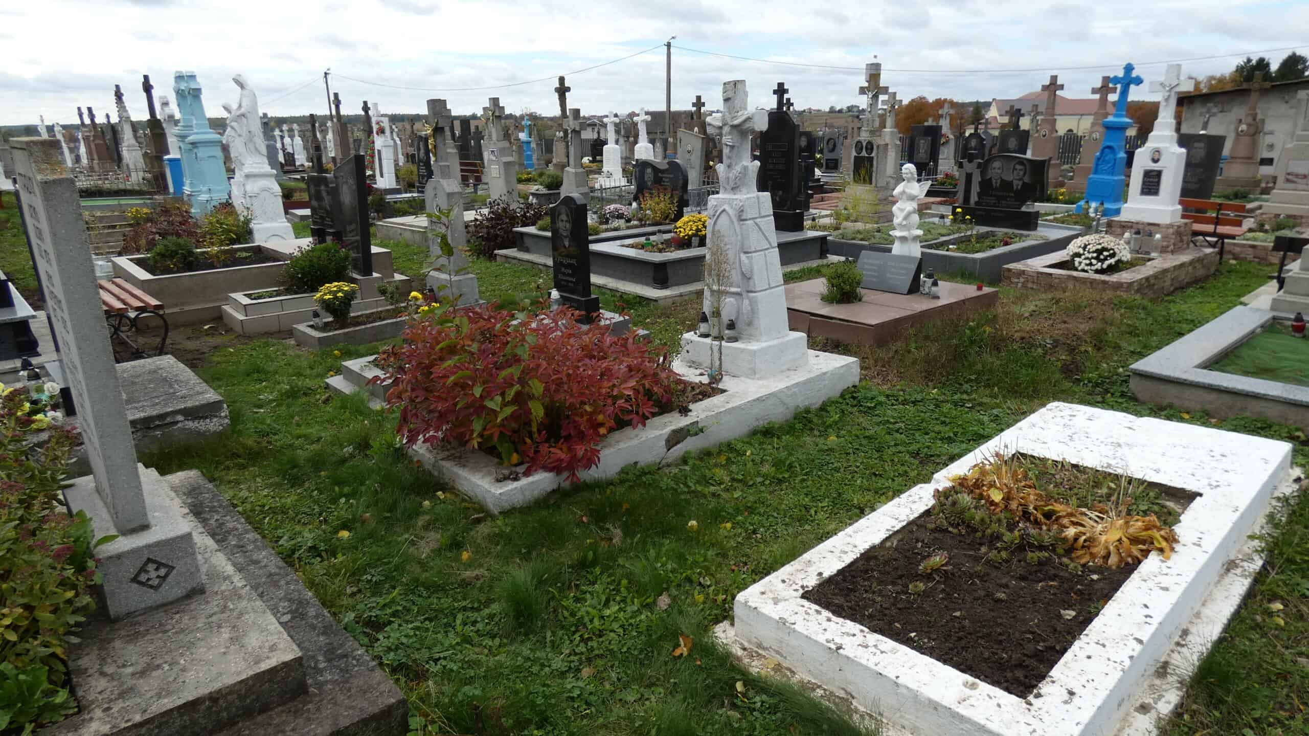 Відомі надгробки на цвинтарі Буцяць на Закарпатті. Вічне місце пам’яті та шанування померлих у мальовничій природі.