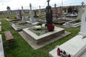 Вічний сон, меморіальні могили з оновленими пам’ятниками, квіткові композиції на цвинтарі Буцач.